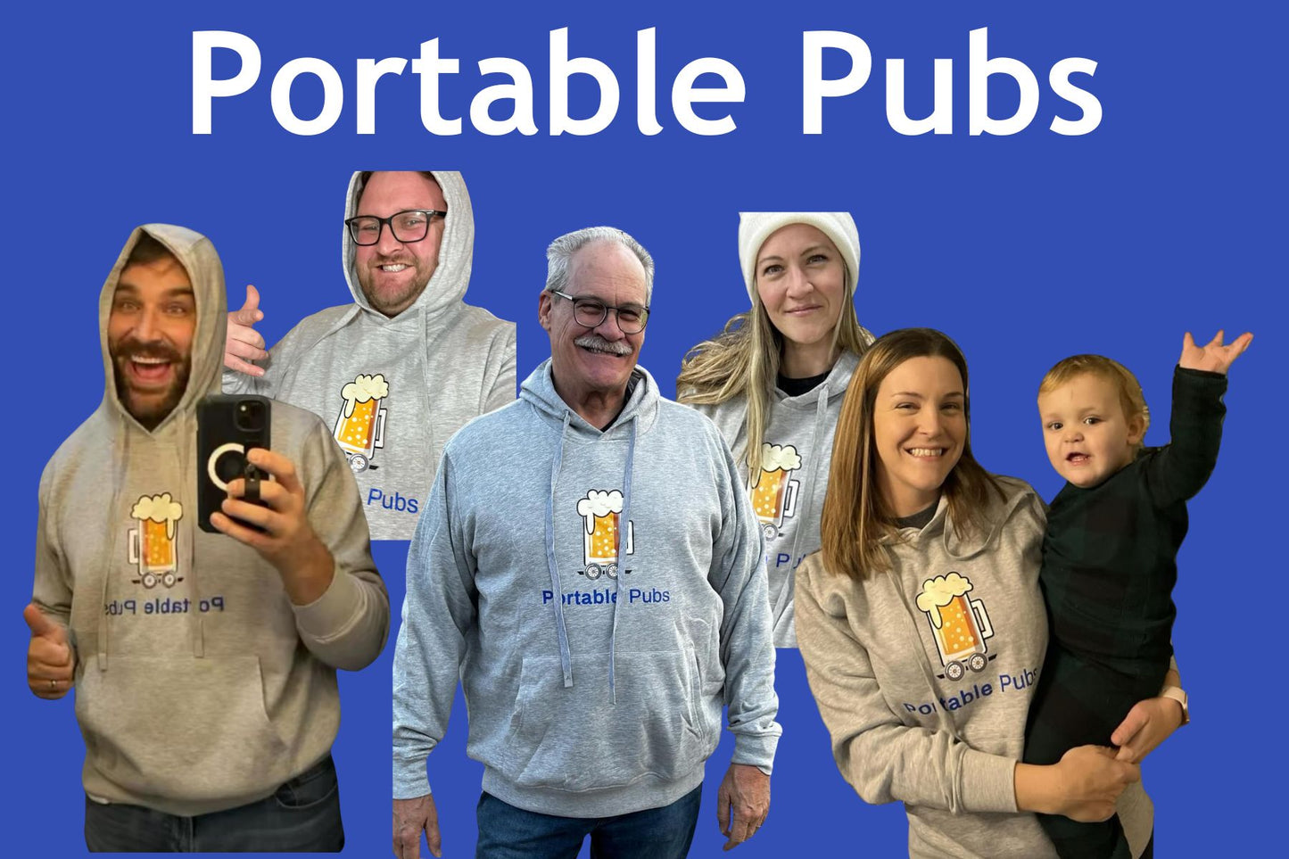 Hoodies, Portable Pubs Tailgate Sweatshirts